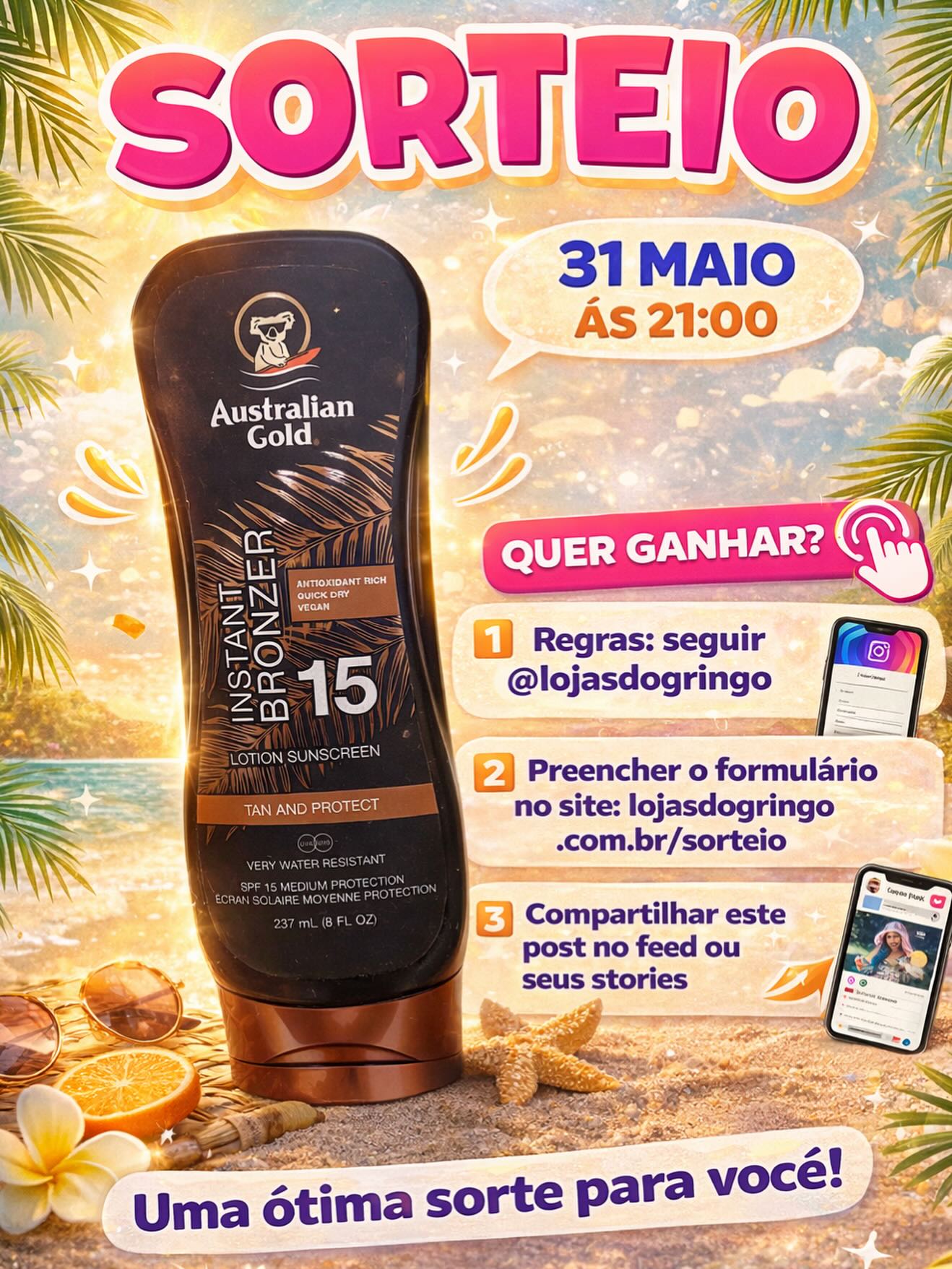 Sorteio Maio 2026 🎁

Não ganhou o último sorteio? Não fica t